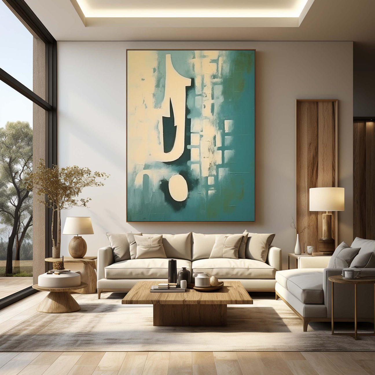 Artpnt Wabi-Sabi Wall Art #TX282