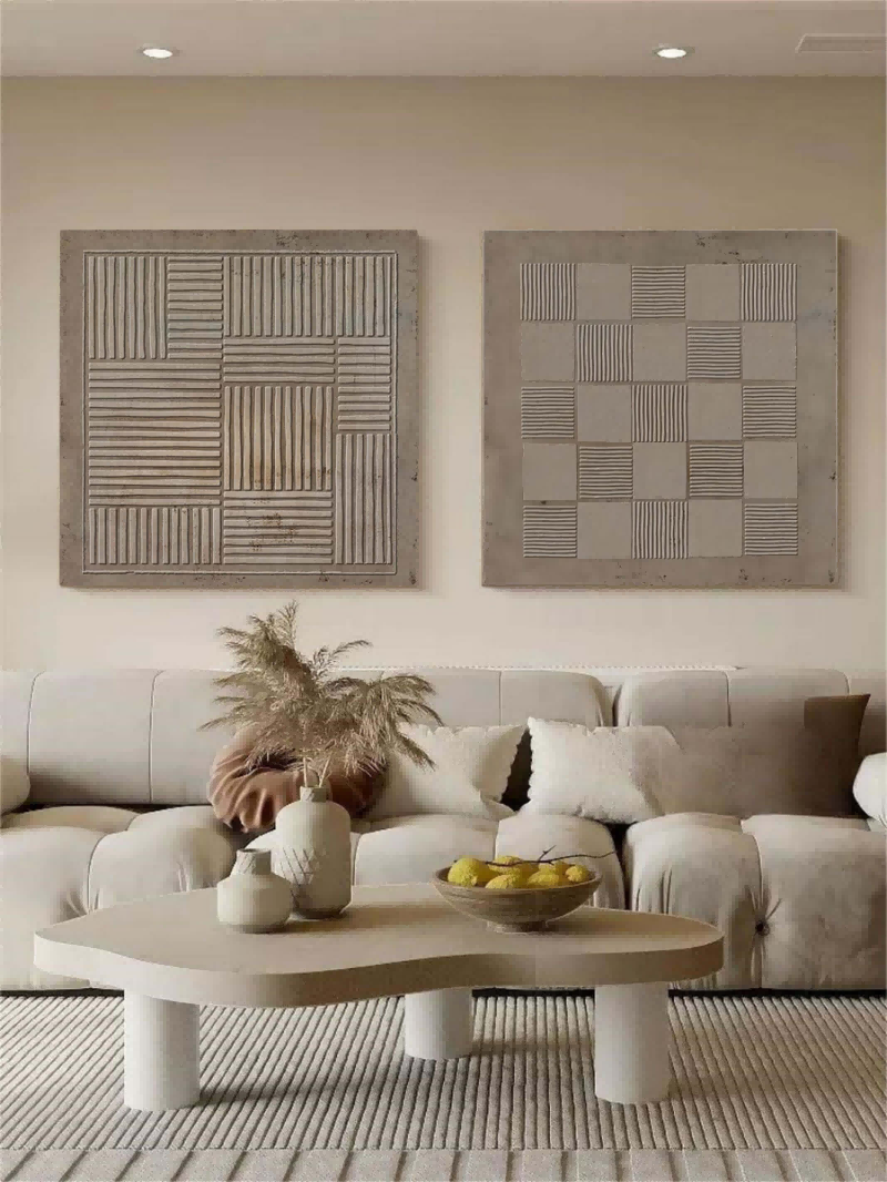 Artpnt Abstract Painting Set Of 2|room decor #APS065