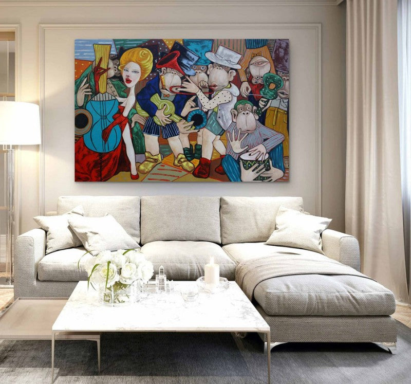 Artpnt Bold Pop Portraits - Modern Pop Wall Art #ABP034