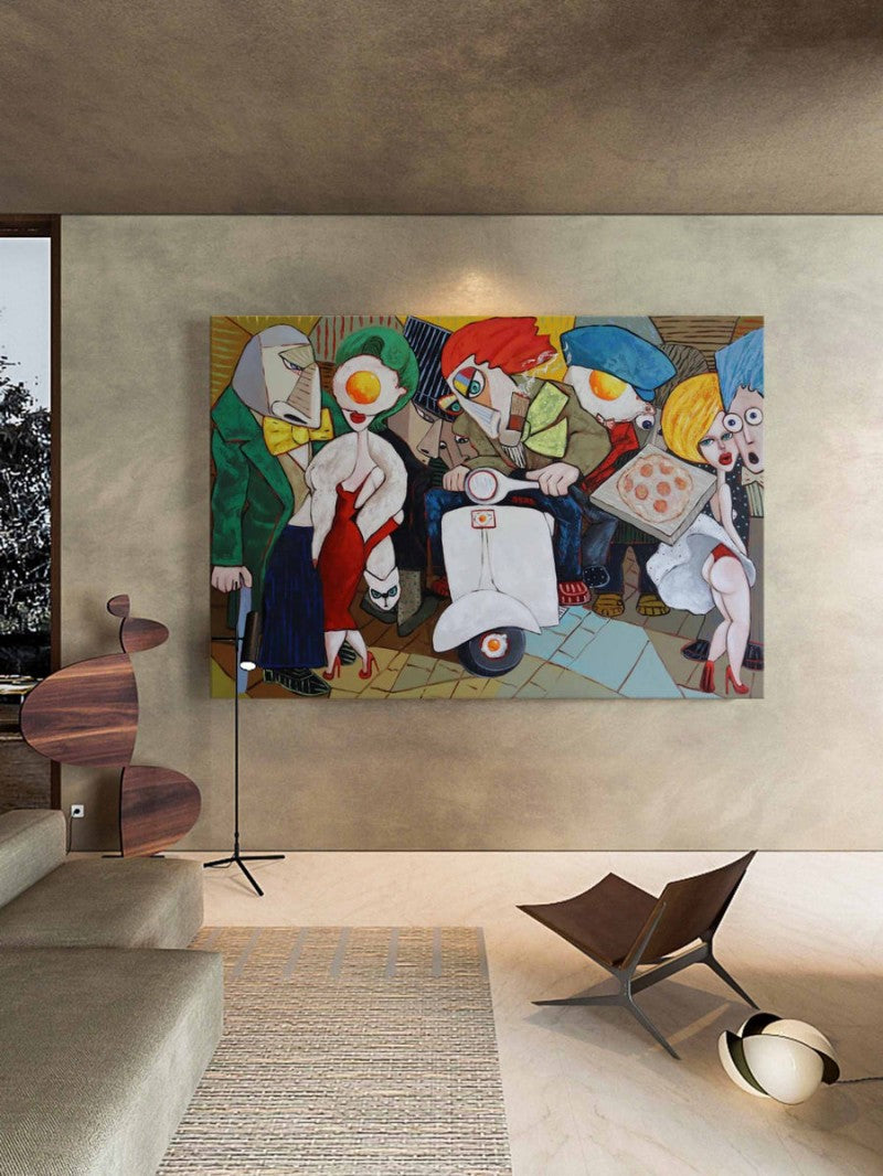 Artpnt Bold Pop Portraits - Modern Pop Wall Art #ABP012