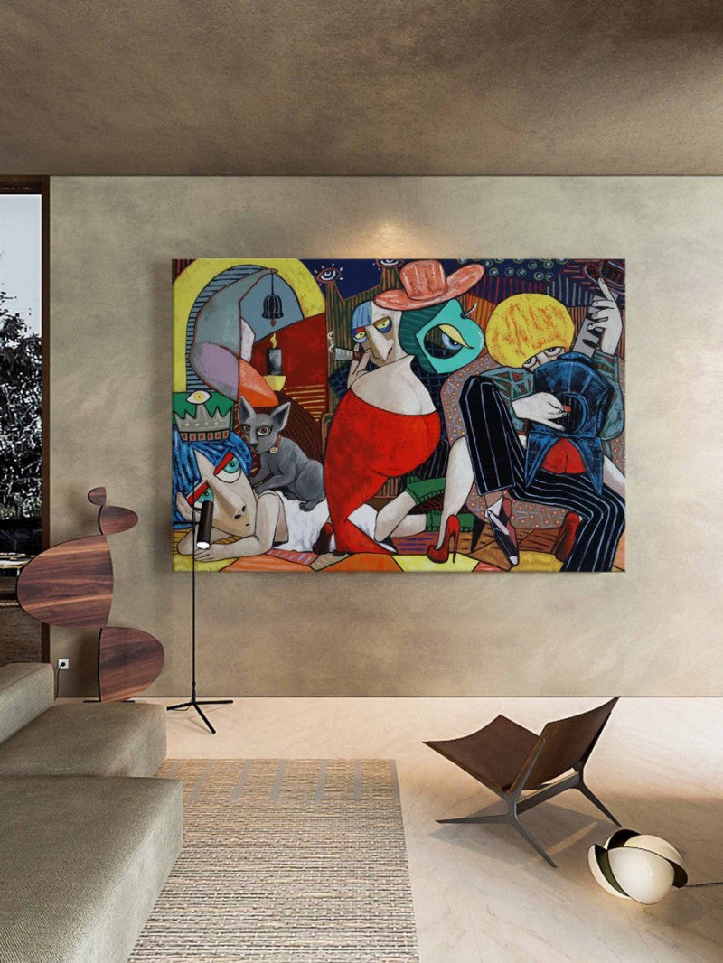 Artpnt Bold Pop Portraits - Modern Pop Wall Art #ABP013