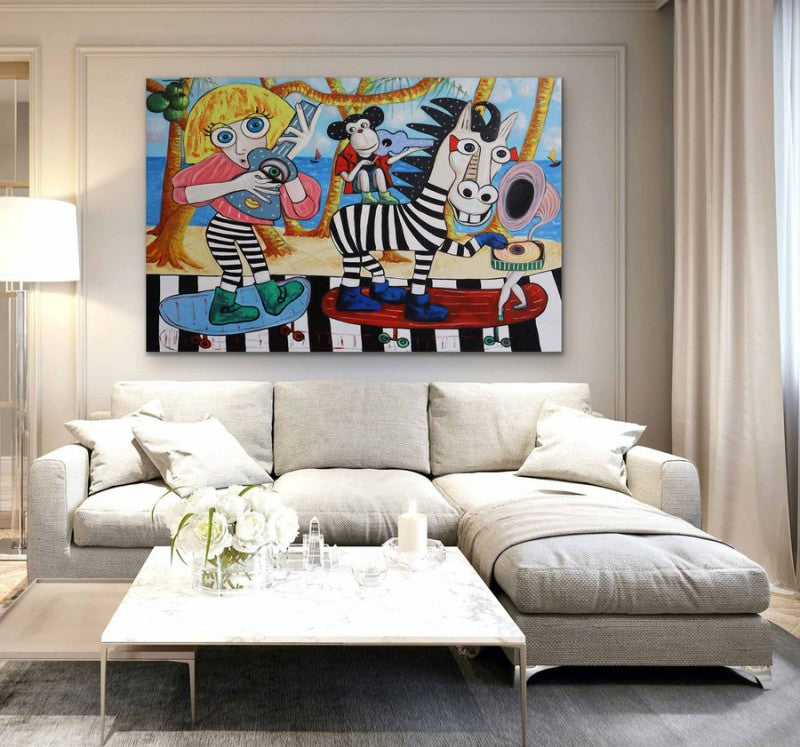 Artpnt Bold Pop Portraits - Modern Pop Wall Art #ABP027