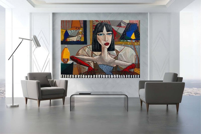 Artpnt Bold Pop Portraits - Modern Pop Wall Art #ABP015