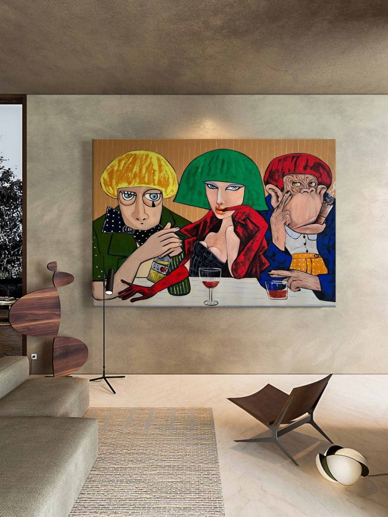 Artpnt Bold Pop Portraits - Modern Pop Wall Art #ABP018