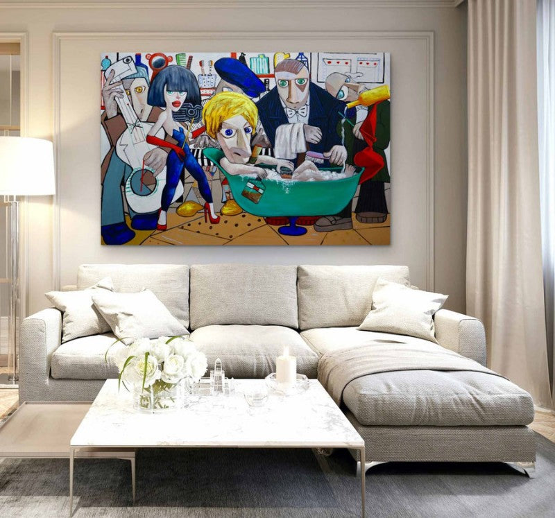 Artpnt Bold Pop Portraits - Modern Pop Wall Art #ABP037