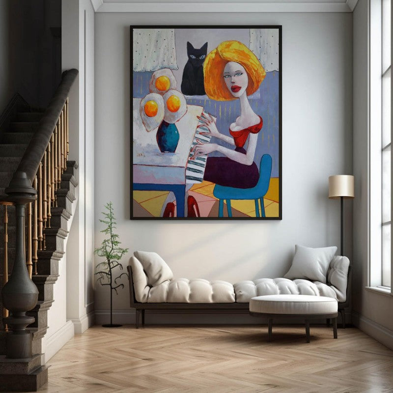 Artpnt Bold Pop Portraits - Modern Pop Wall Art #ABP026