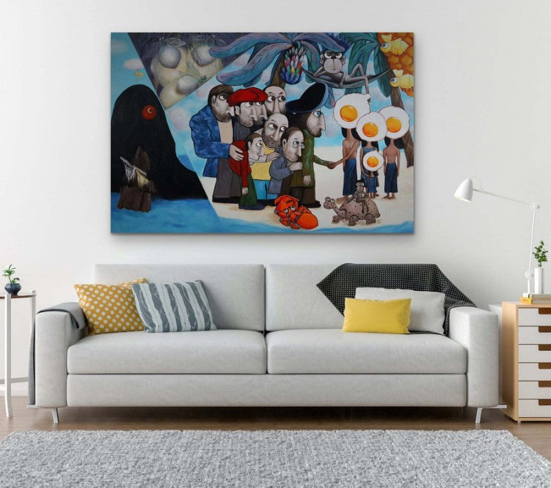 Artpnt Bold Pop Portraits - Modern Pop Wall Art #ABP025