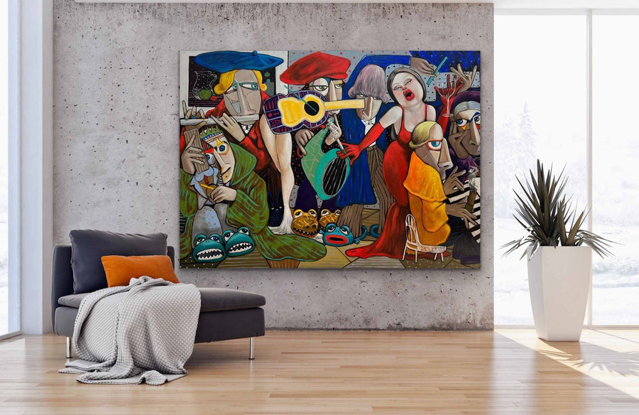 Artpnt Bold Pop Portraits - Modern Pop Wall Art #ABP024