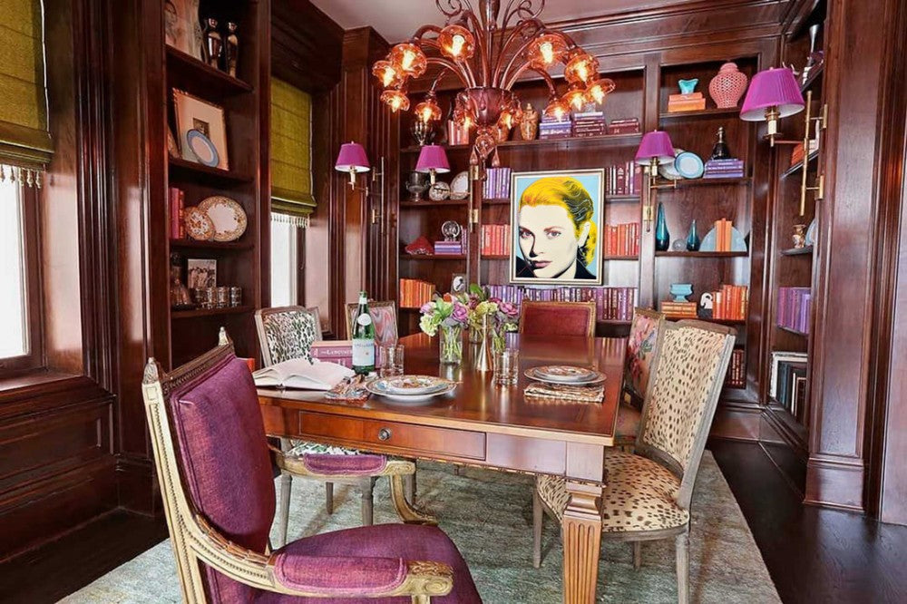 Artpnt Bold Pop Portrait - Colorful Modern Wall Art for Home Decor #BPP116