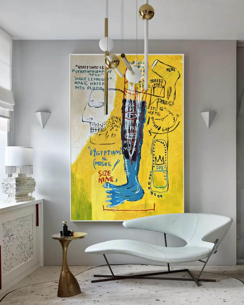 Artpnt Original Abstract Street Art - Expressive Urban Canvas Wall Art for Modern Decor #ASA001
