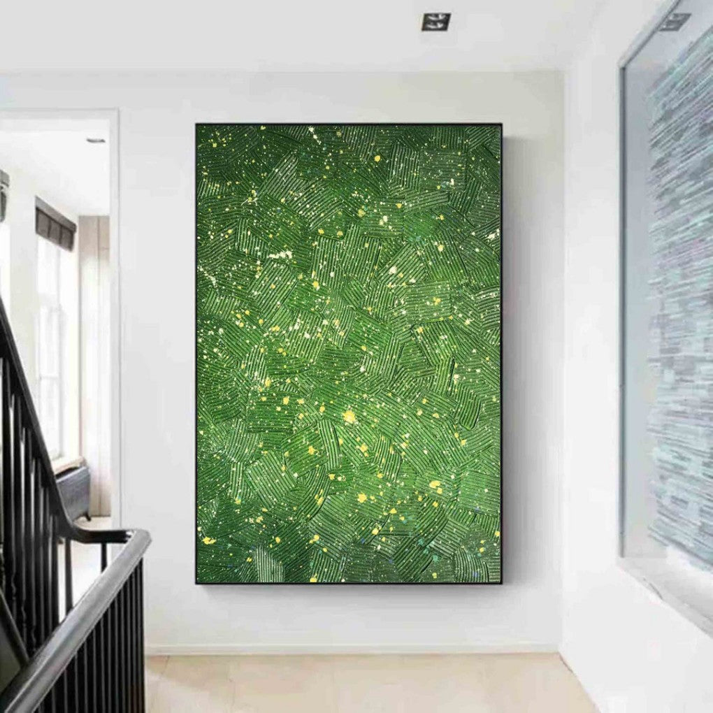 Artpnt Colorful Wall Art - Hand Painted Original Oil Painting #CP083