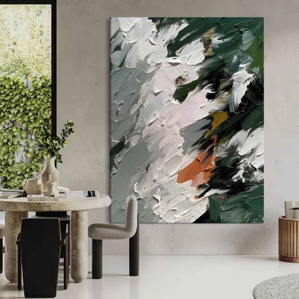 Artpnt Colorful Wall Art - Hand Painted Original Oil Painting #CP086