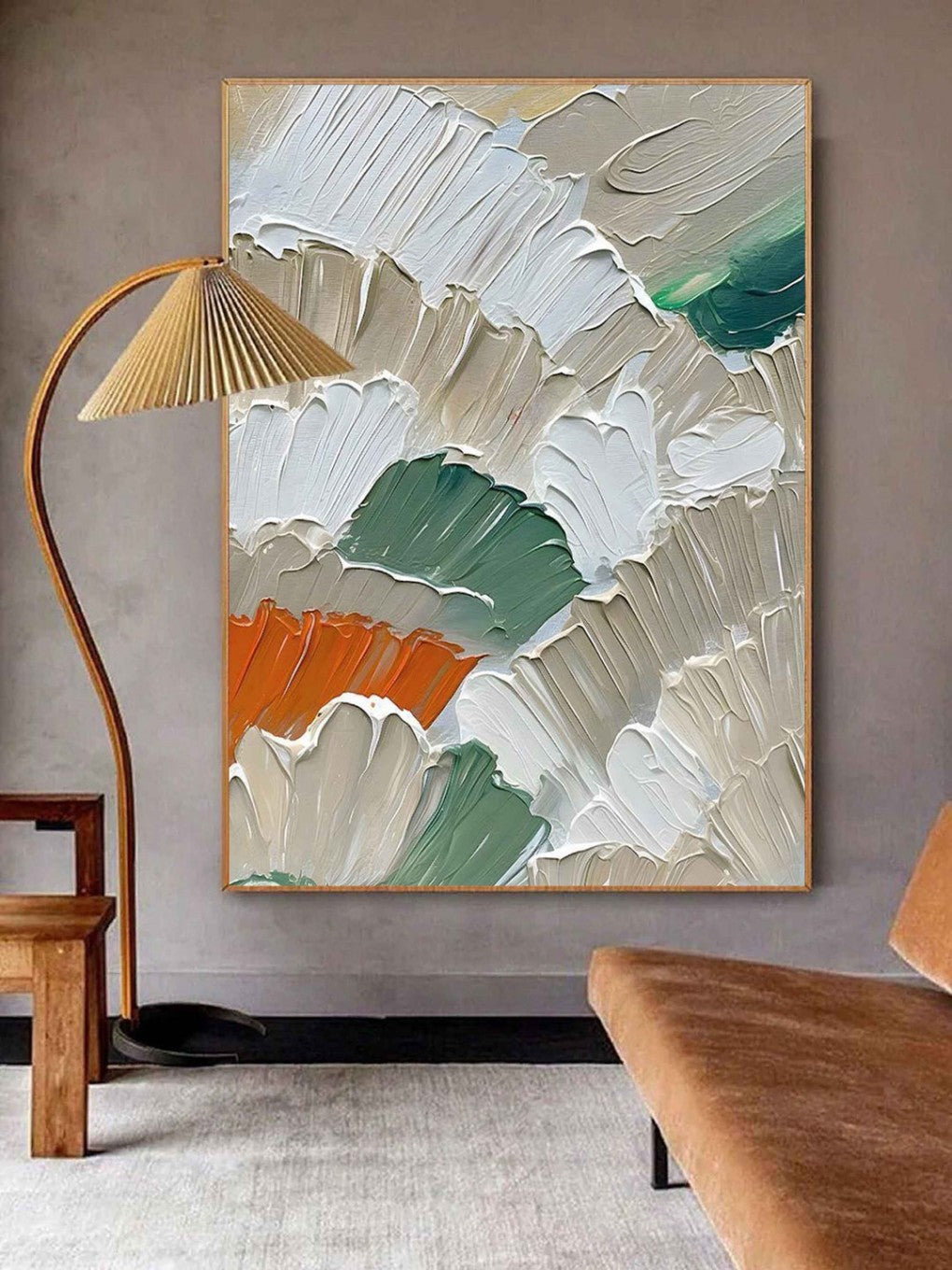 Artpnt Colorful Wall Art - Hand Painted Original Oil Painting #CP1037