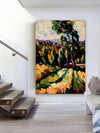 Artpnt Colorful Wall Art - Hand Painted Original Oil Painting #CP1041