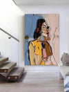Artpnt Colorful Wall Art - Hand Painted Original Oil Painting #CP1050