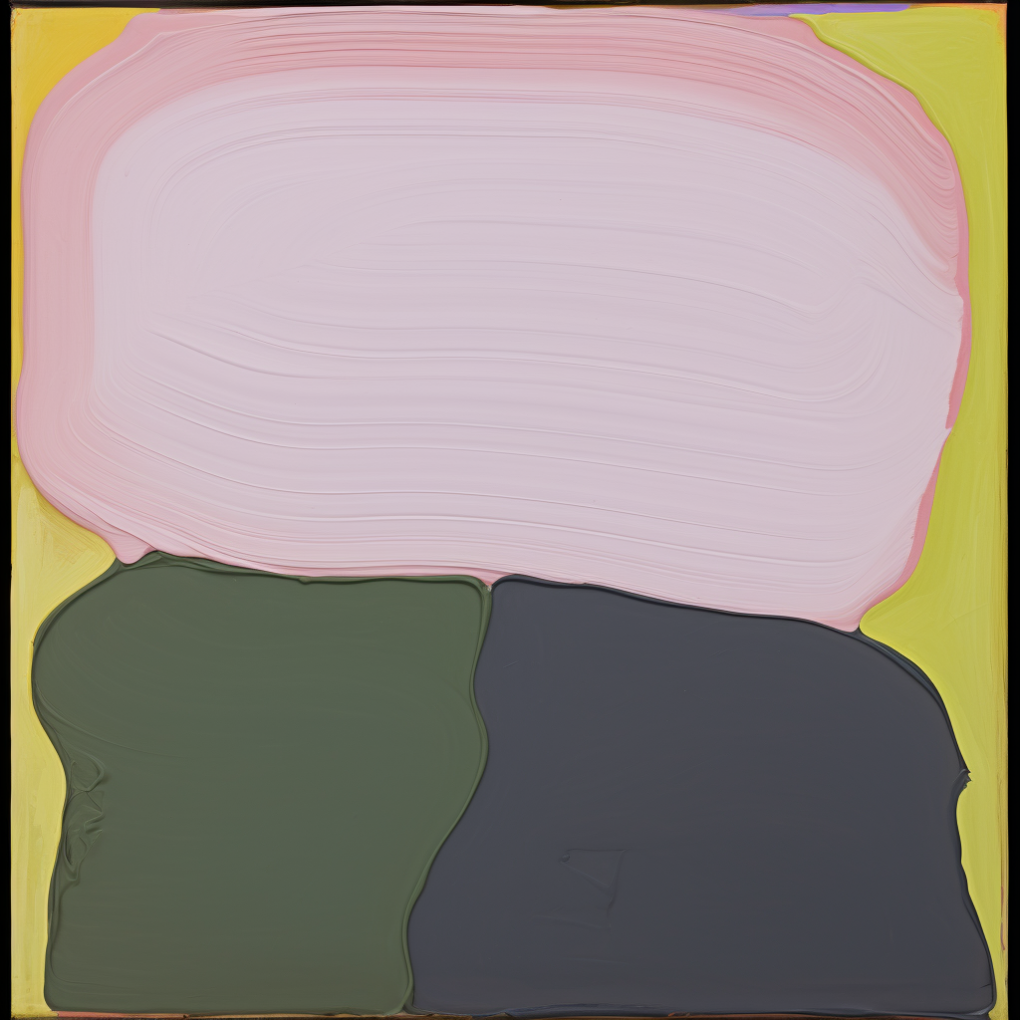 Artpnt Colorful Wall Art - Hand Painted Original Oil Painting #CP105