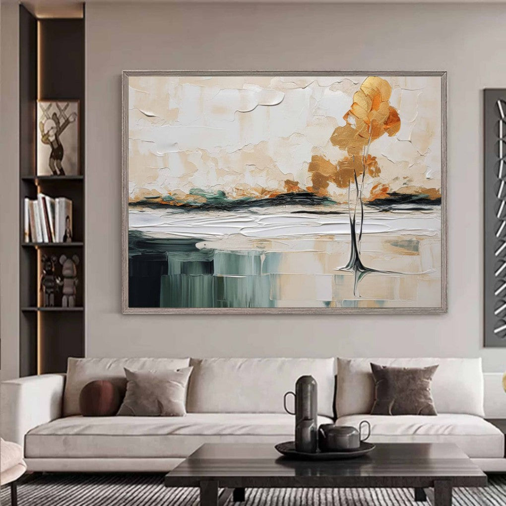 Artpnt Colorful Wall Art - Hand Painted Original Oil Painting #CP119