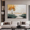 Artpnt Colorful Wall Art - Hand Painted Original Oil Painting #CP120