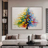 Artpnt Colorful Wall Art - Hand Painted Original Oil Painting #CP122