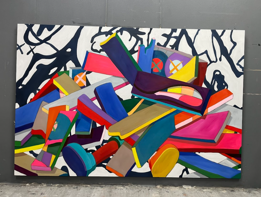 Artpnt Urban Pop Icons - Original Hand Painted Pop Art for Home Decor #AUP1018