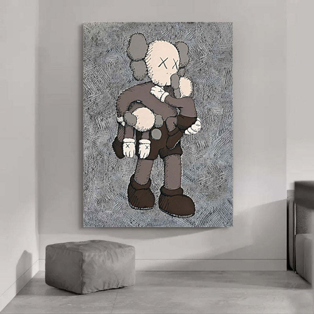 Artpnt Urban Pop Icons - Original Hand Painted Pop Art for Home Decor #AUP1021