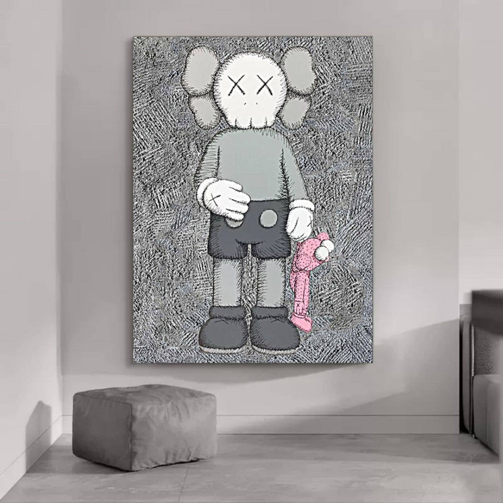 Artpnt Urban Pop Icons - Original Hand Painted Pop Art for Home Decor #AUP1023