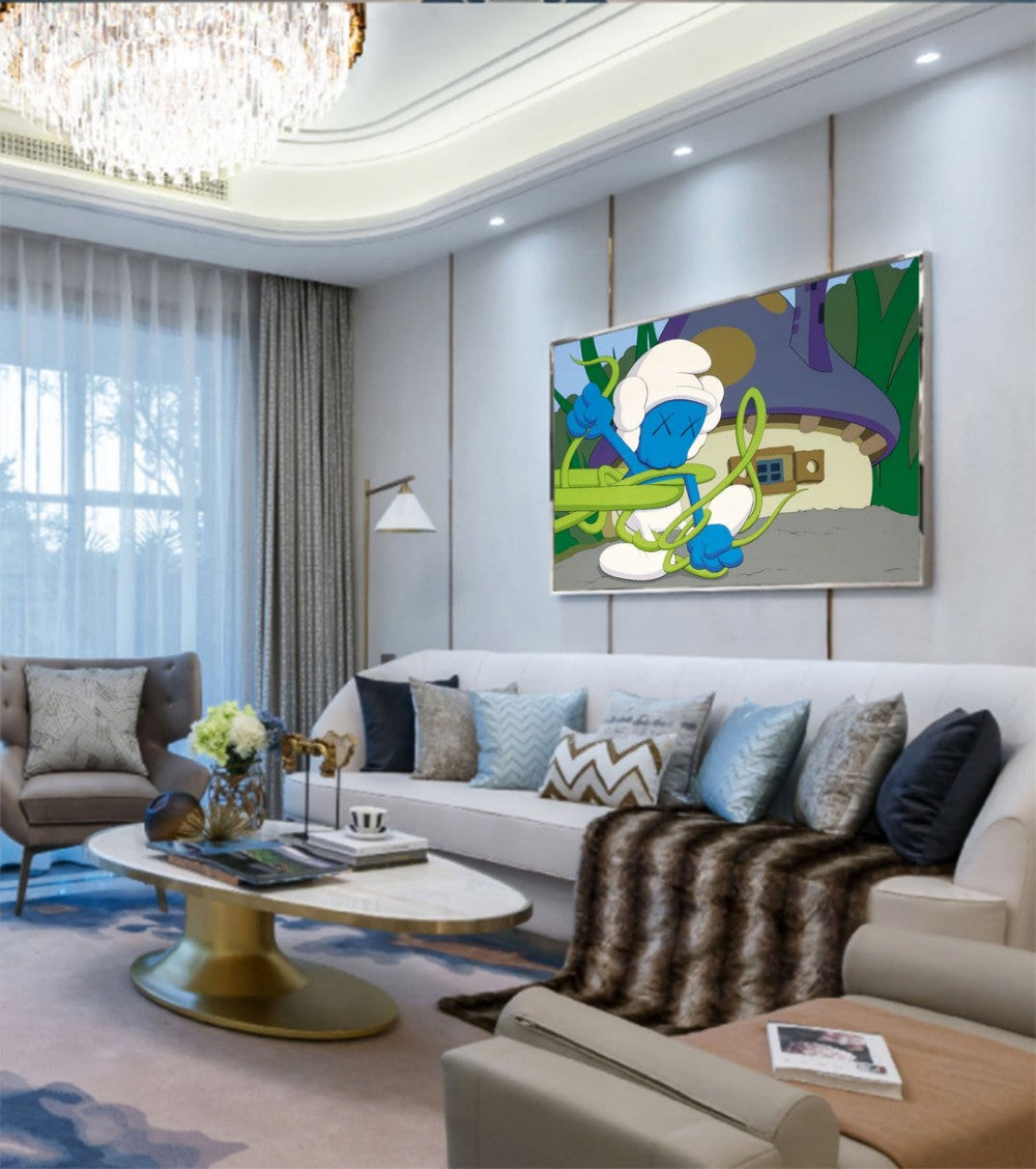 Artpnt Urban Pop Icons - Original Hand Painted Pop Art for Home Decor #AUP1010