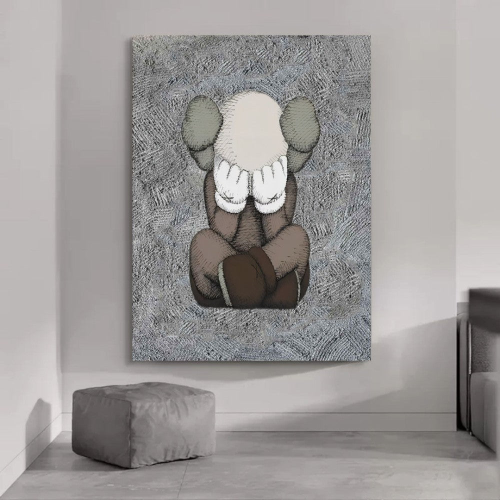 Artpnt Urban Pop Icons - Original Hand Painted Pop Art for Home Decor #AUP1022