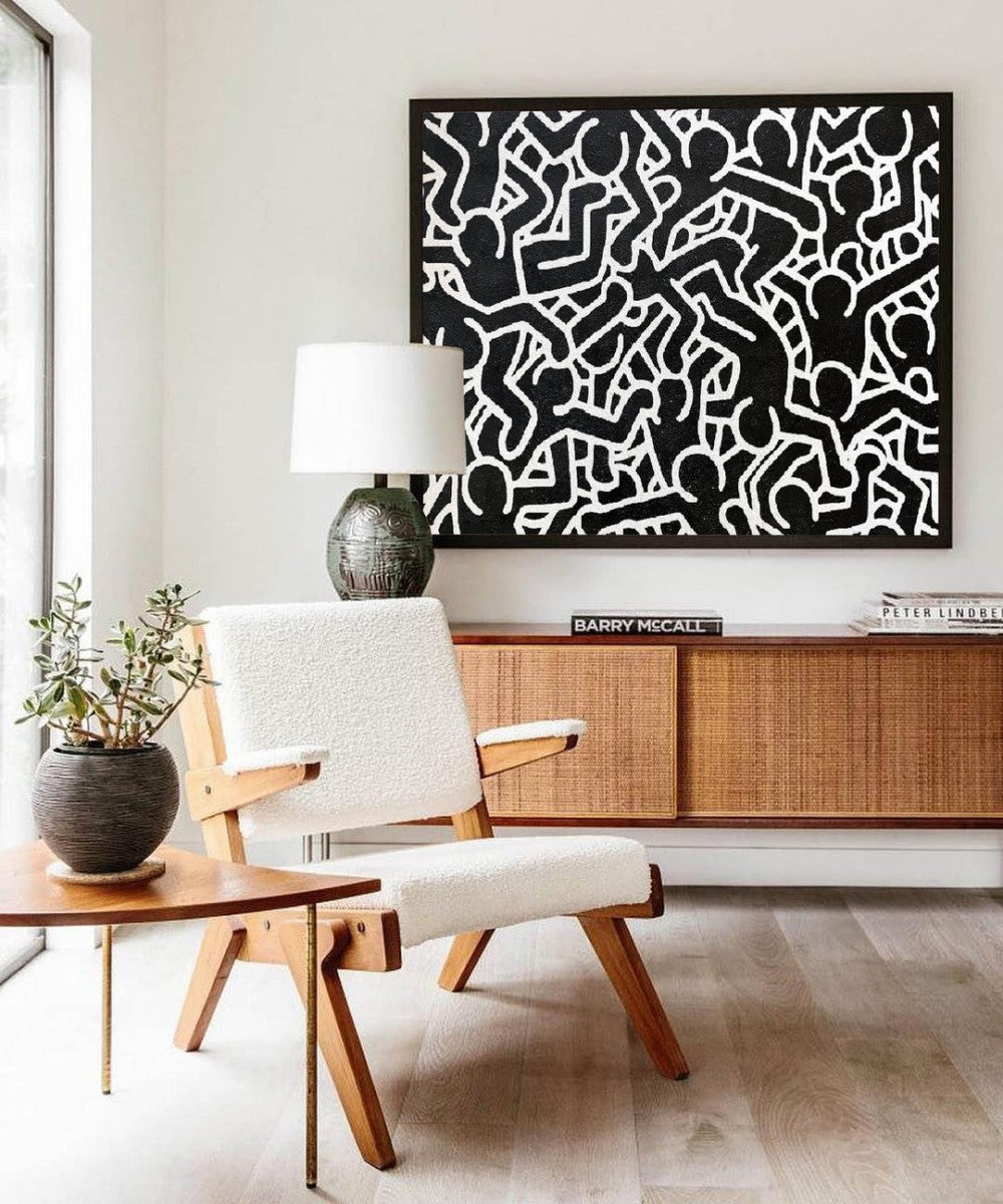 Artpnt Vivid Pop Line - Bold Pop Wall Art #AVP1015