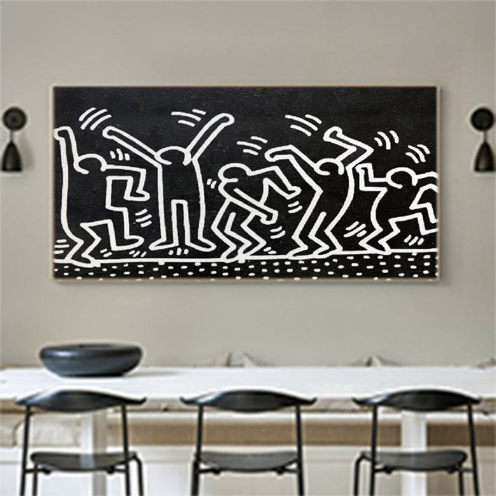Artpnt Vivid Pop Line - Bold Pop Wall Art #AVP1009