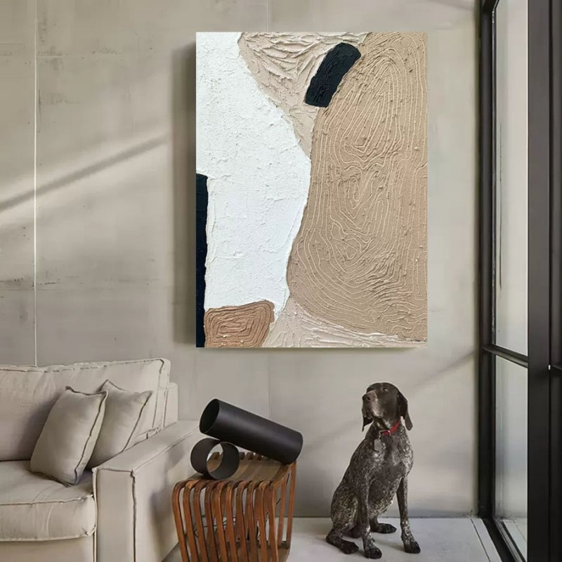 Artpnt Wabi-Sabi large abstract wall art for living roomWSW0160