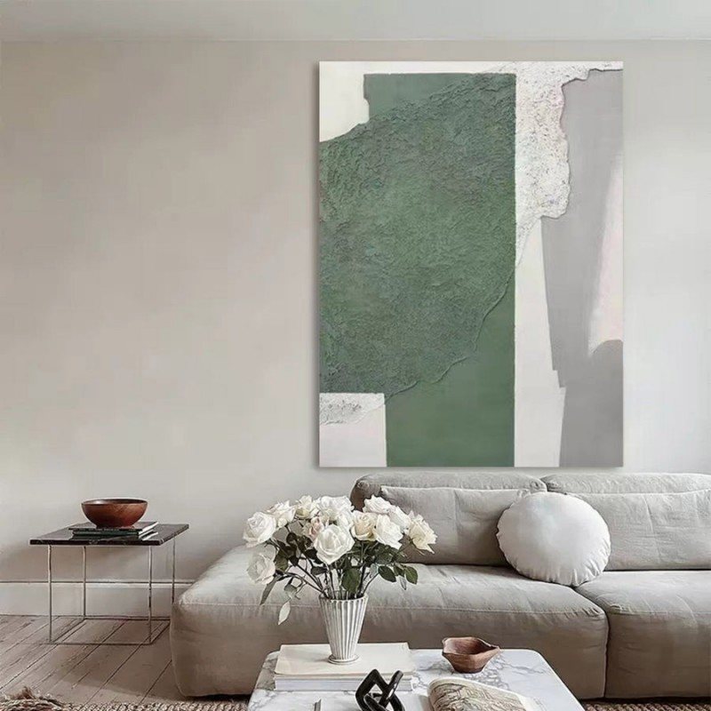 Artpnt Wabi-Sabi large canvas wall art for living room#AWS01