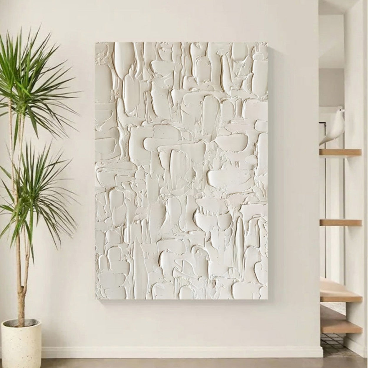 Artpnt Plaster Art Texture Painting Wall Art #PAT0166