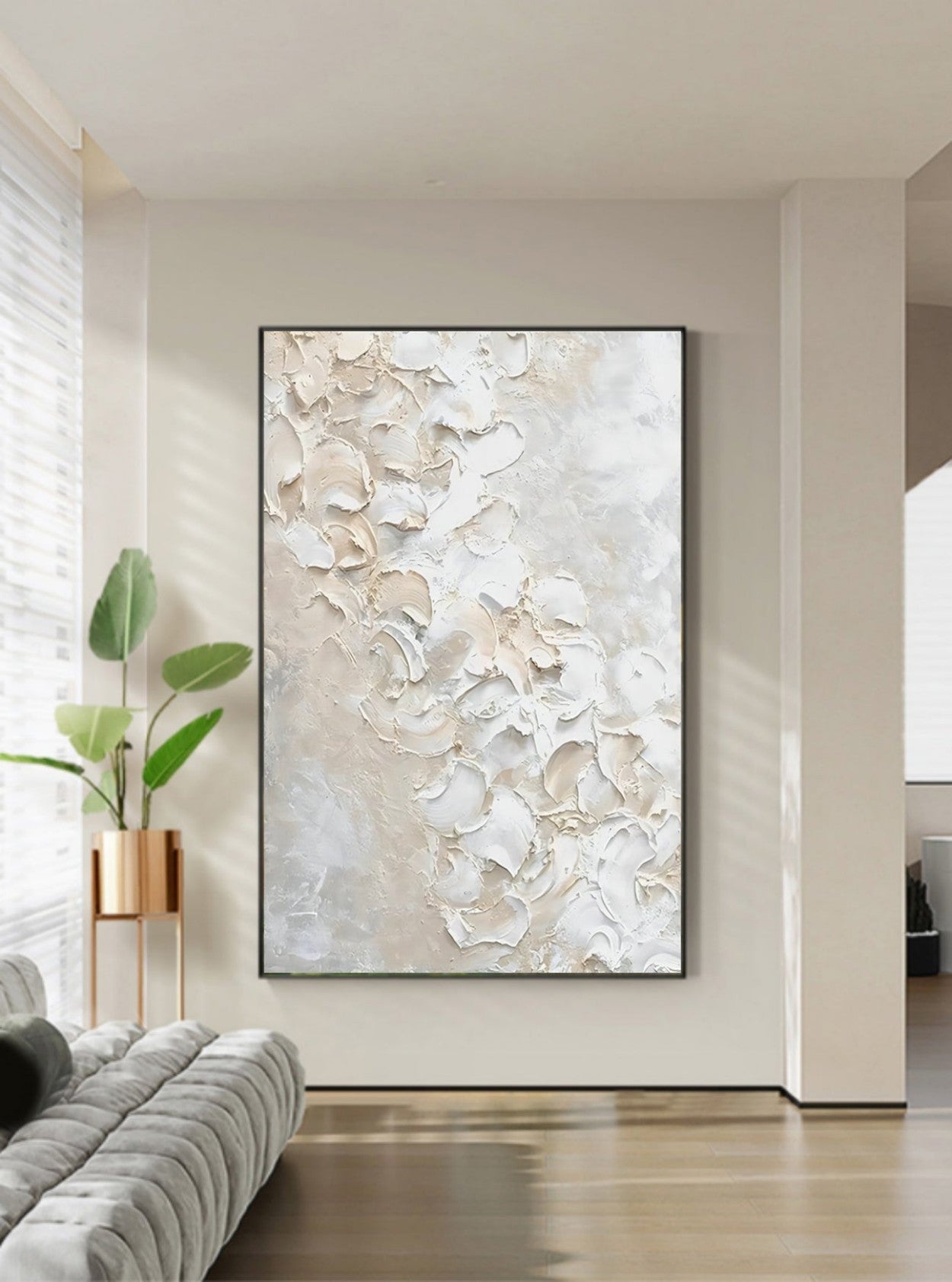 Artpnt Plaster Art Texture Painting Wall Art #PAT0165