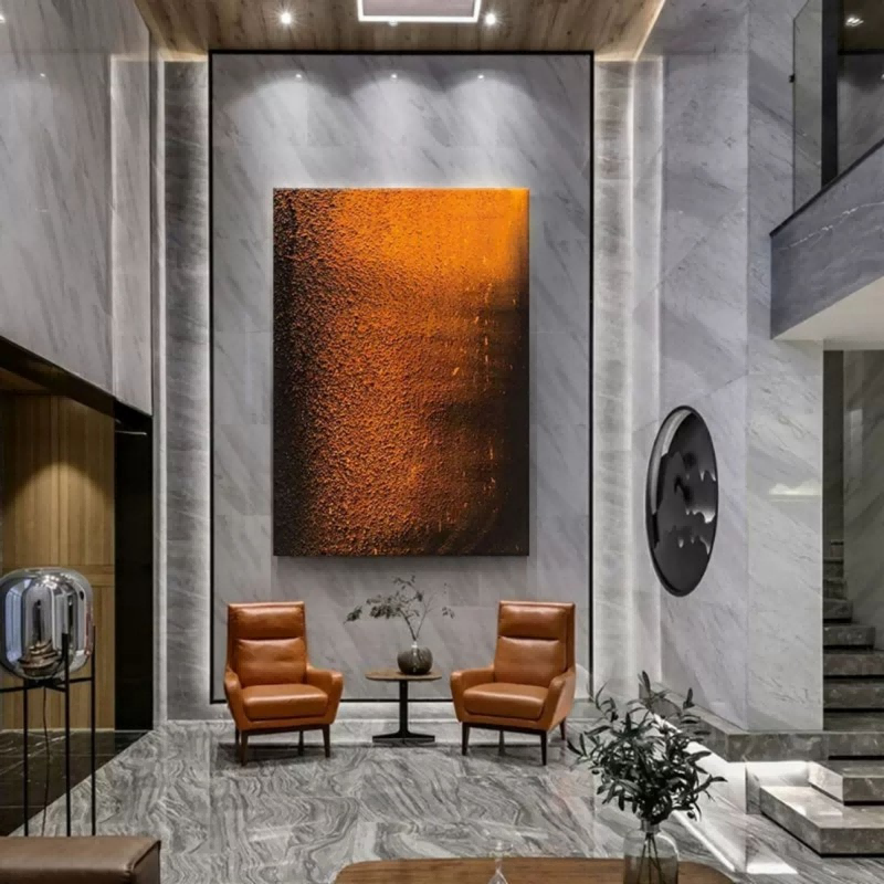 Artpnt Plaster Art Texture Painting Room Decor #PAT079