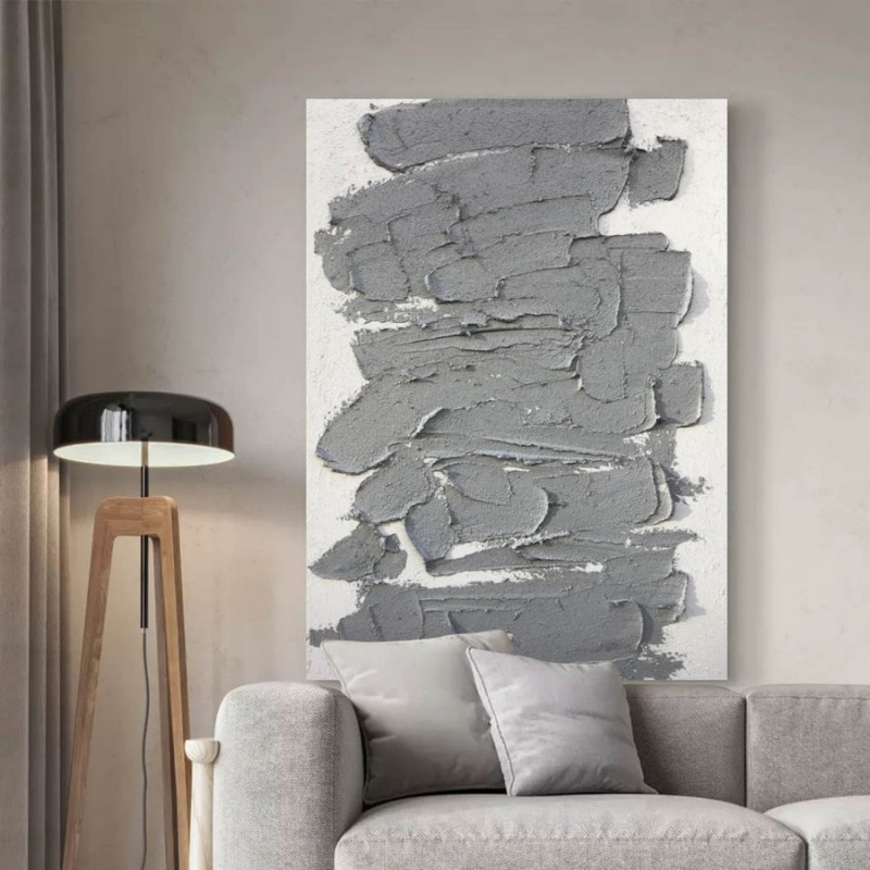 Artpnt Wabi-Sabi black wall art|black canvas painting#AWS141