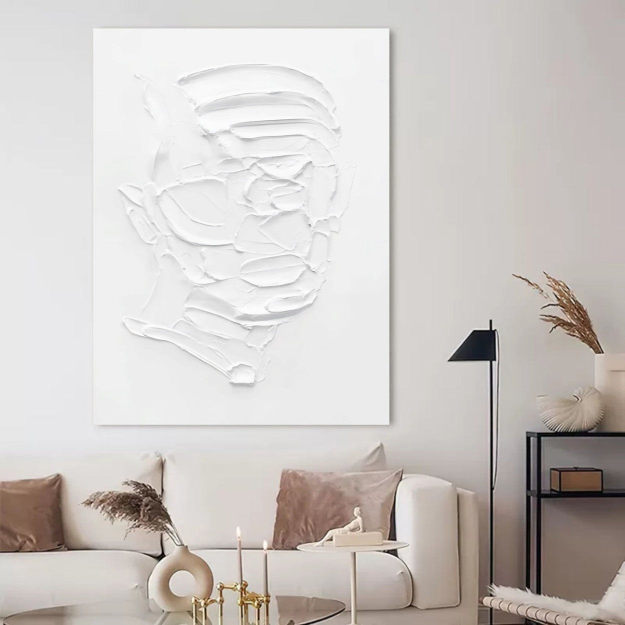 Artpnt Plaster Art Texture Painting Wall Art #PAT0173