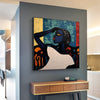 Artpnt Colorful Wall Art - Hand Painted Original Oil Painting #CP109