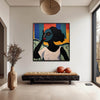 Artpnt Colorful Wall Art - Hand Painted Original Oil Painting #CP110
