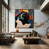 Artpnt Colorful Wall Art - Hand Painted Original Oil Painting #CP135