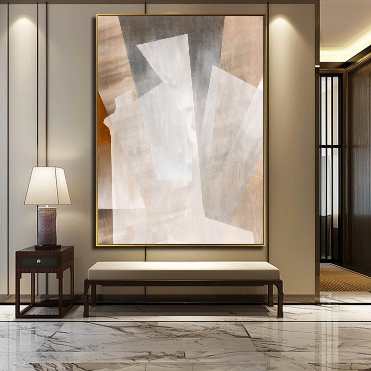 Artpnt Contemporary Abstract Minimalist Art  #MA086