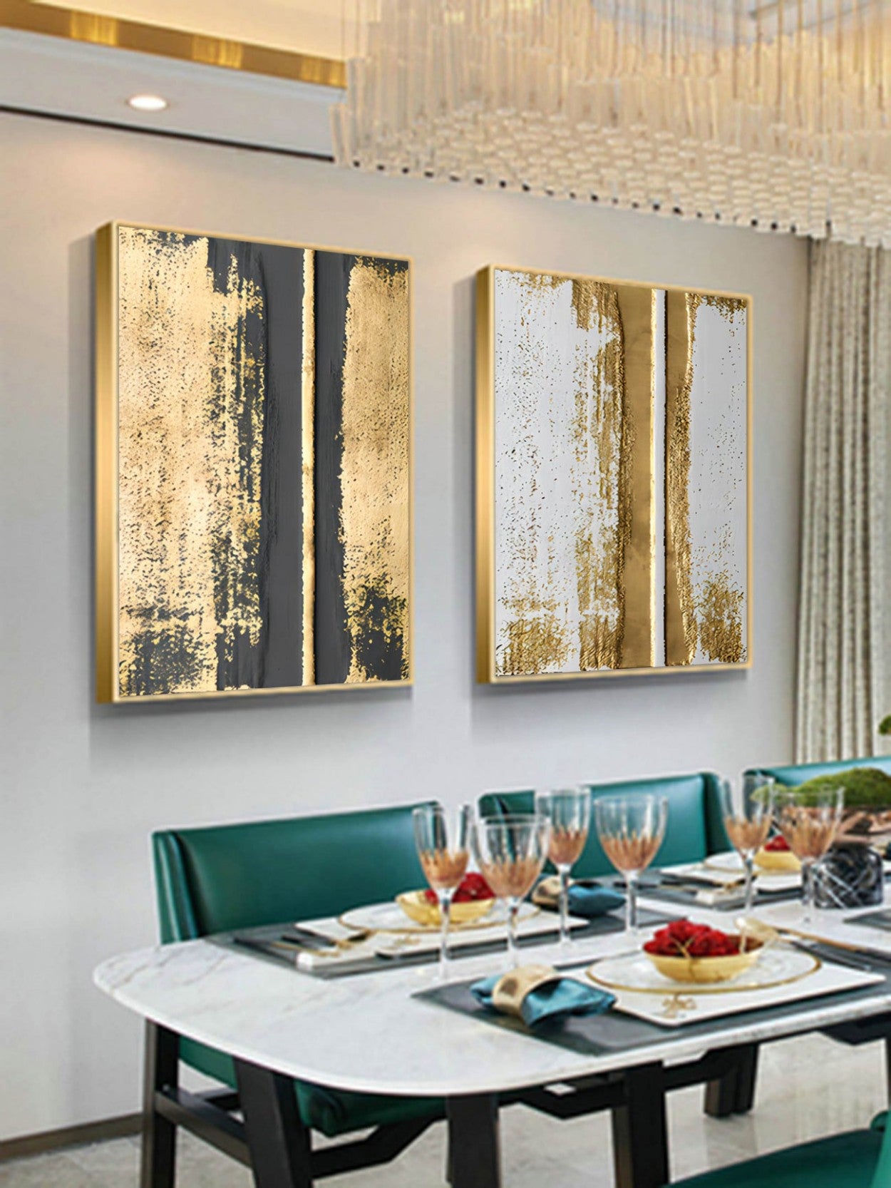 Artpnt Abstract Painting Set Of 2 #APS019