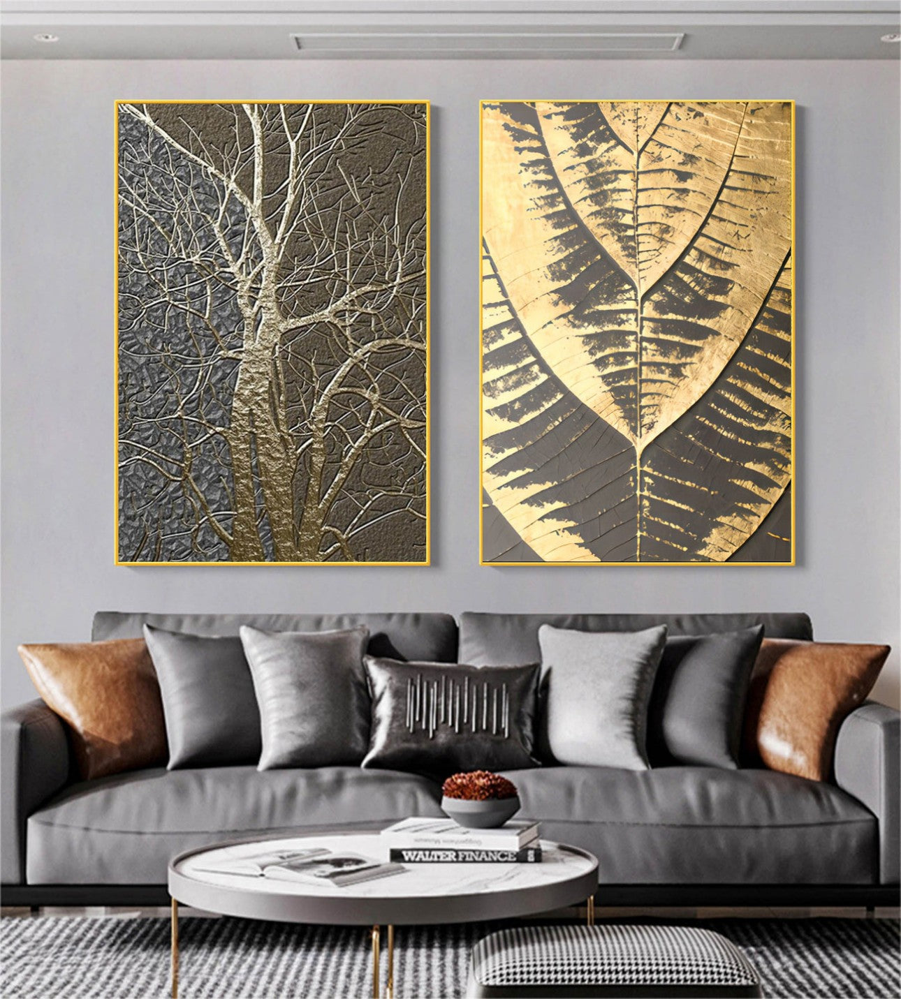 Artpnt Abstract Painting Set Of 2 #APS030