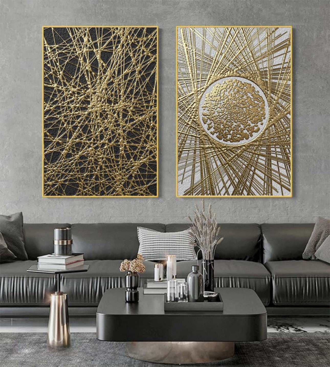 Artpnt Abstract Painting Set Of 2 #APS010