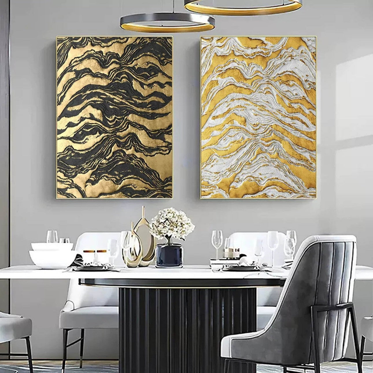 Artpnt Abstract Painting Set Of 2 #APS008