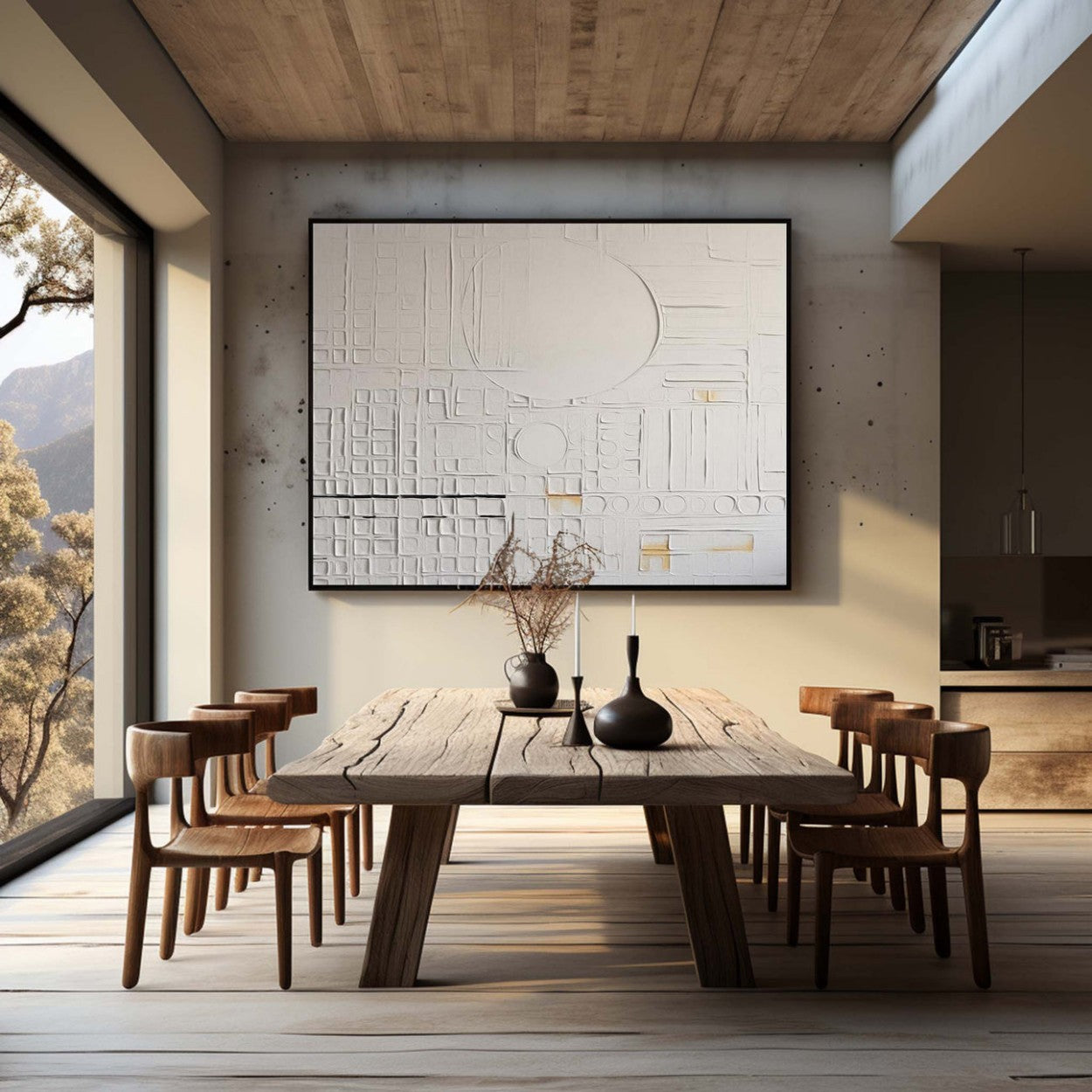 Artpnt Plaster Art Texture Painting Room Decor #PAT0242