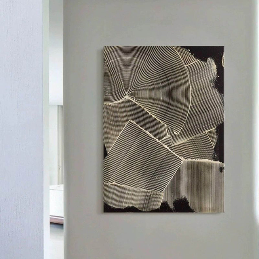 Artpnt Wabi-Sabi large painted canvas art#AWS215