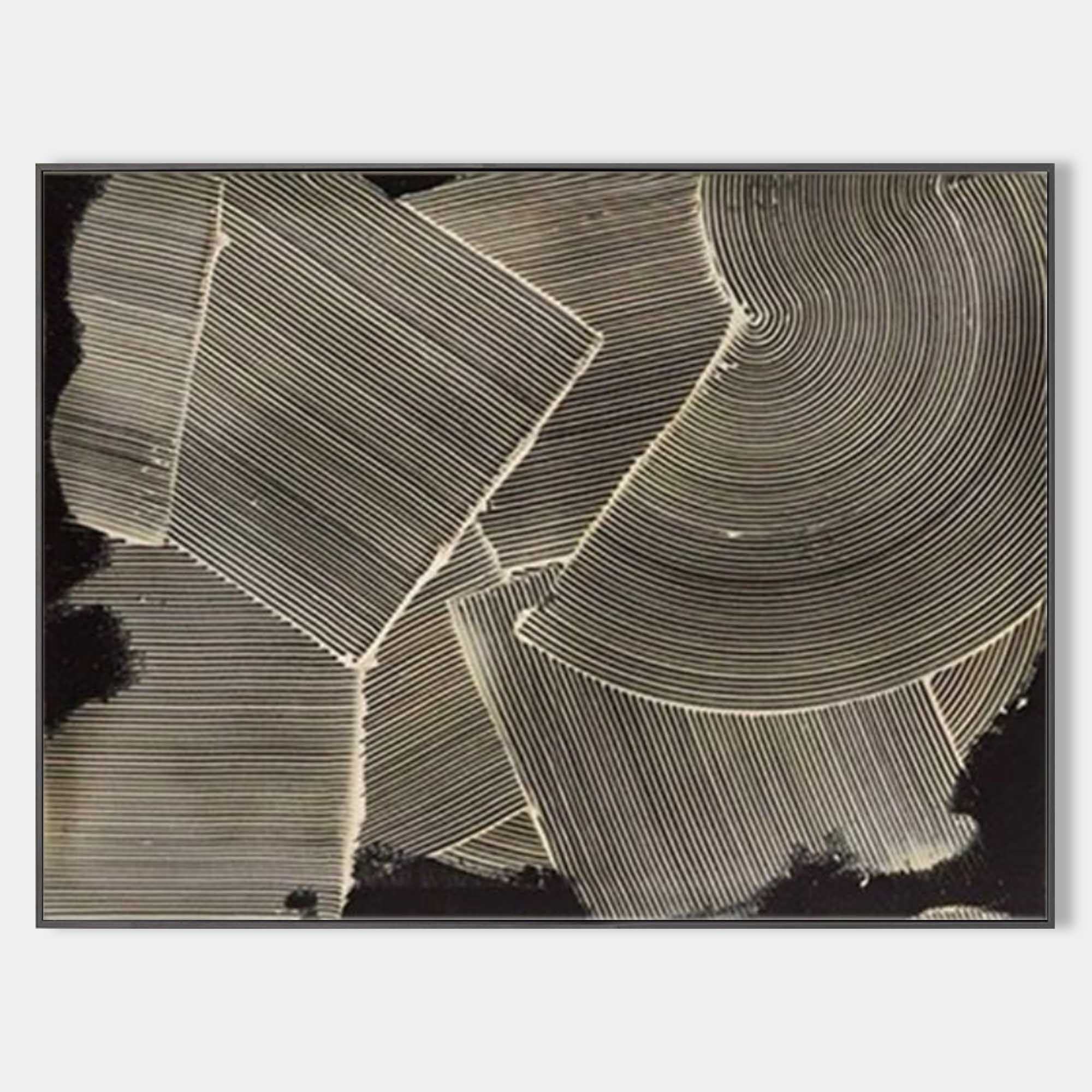 Artpnt Wabi-Sabi large painted canvas art#AWS214