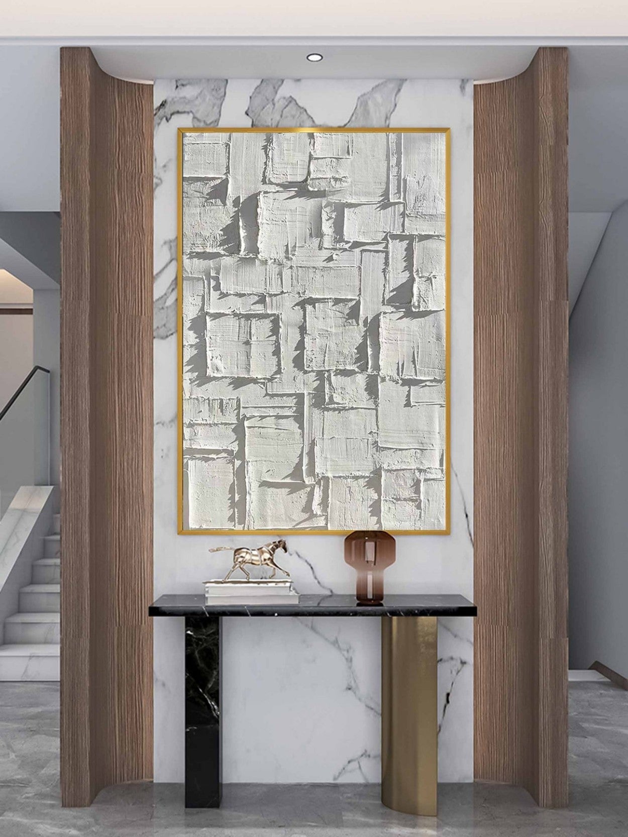 Artpnt Plaster Art Texture Painting Room Decor #PAT0225