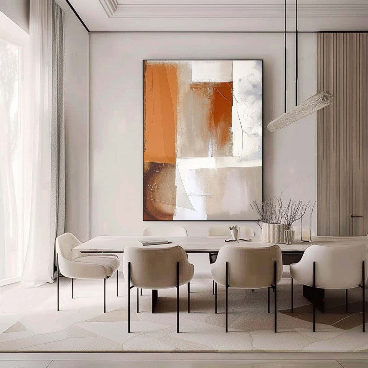 Artpnt Contemporary Abstract Minimalist Art  #MA112